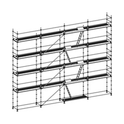 Facade Scaffold 3 Decks Complete With Access Decks